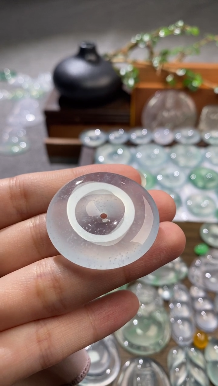 吊坠(不含链)未镶嵌翡翠扣子