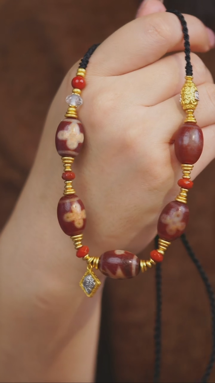 【闪购商品】玛瑙/玉髓项链未镶嵌多样性发一