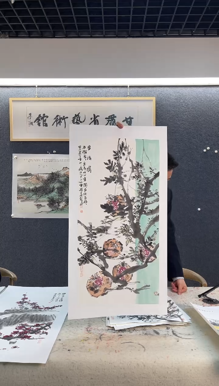 国画王兴C两平尺（花鸟）