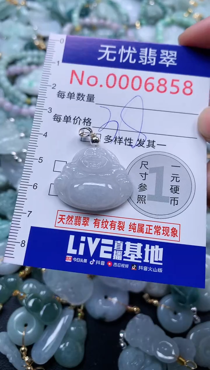 颈饰未镶嵌翡翠6858