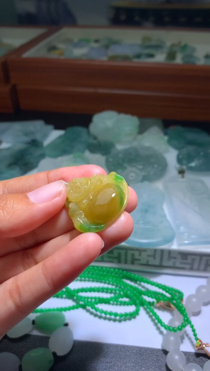 定制翡翠未镶嵌毛货
