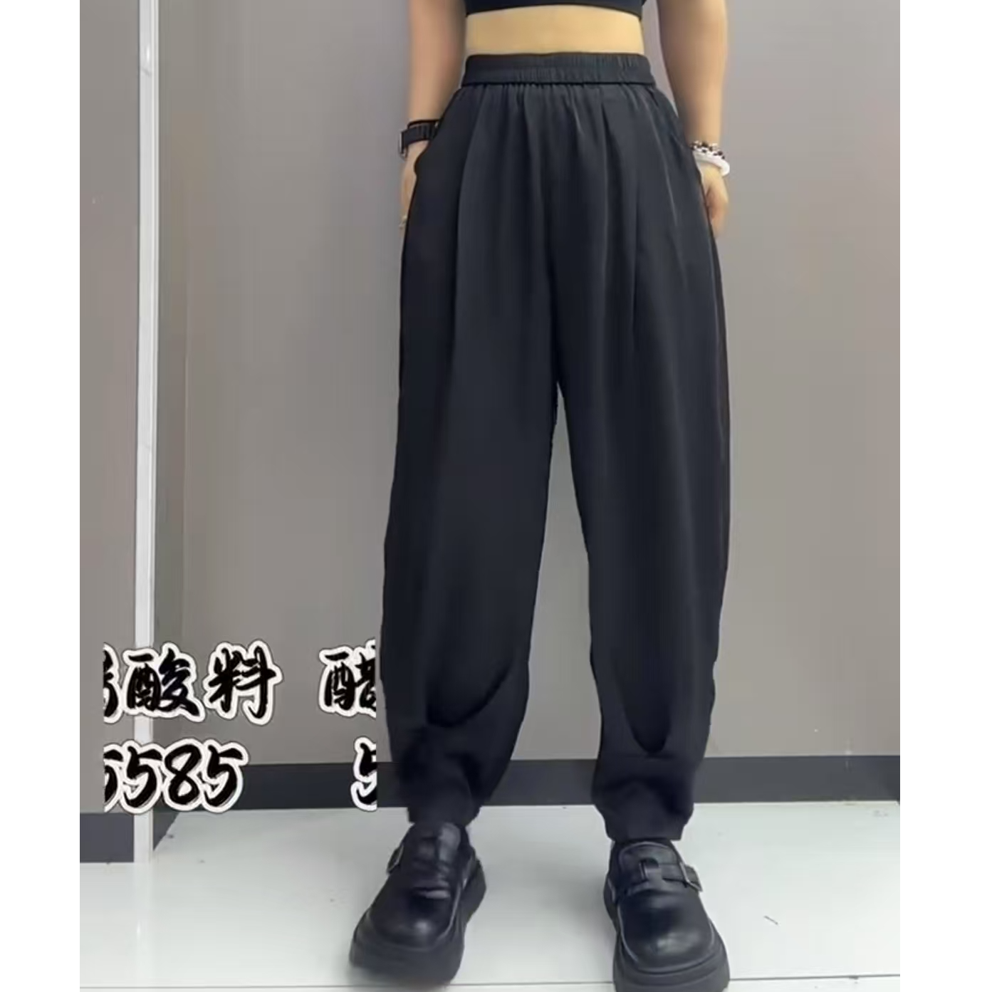 2528新款 醋酸垂感 时尚 休闲裤