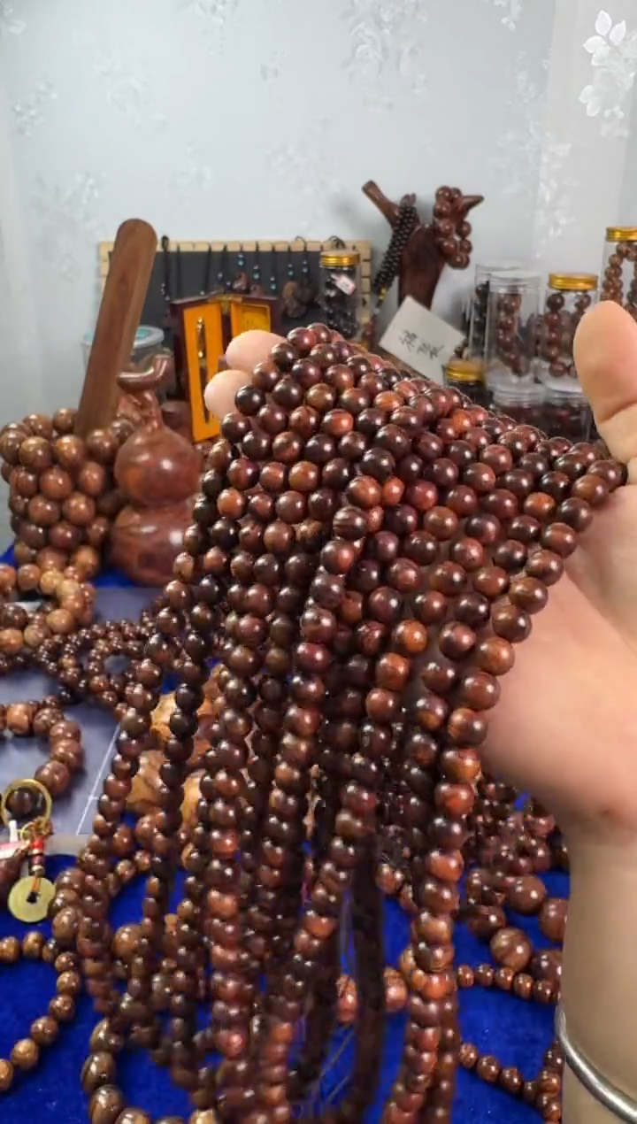 手串/手链黄花梨/降香黄檀68.8米0.8×108规格海黄手串