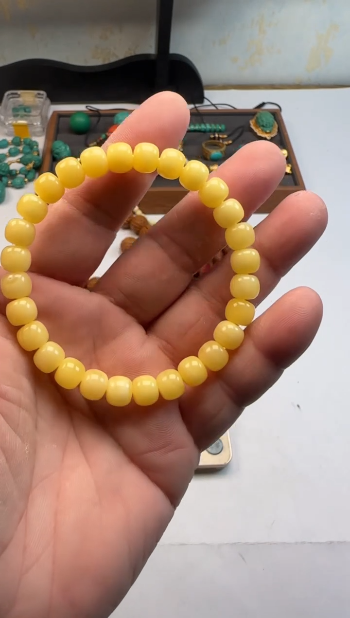 裸石蜜蜡未镶嵌ㅤ****?蜜蜡手串