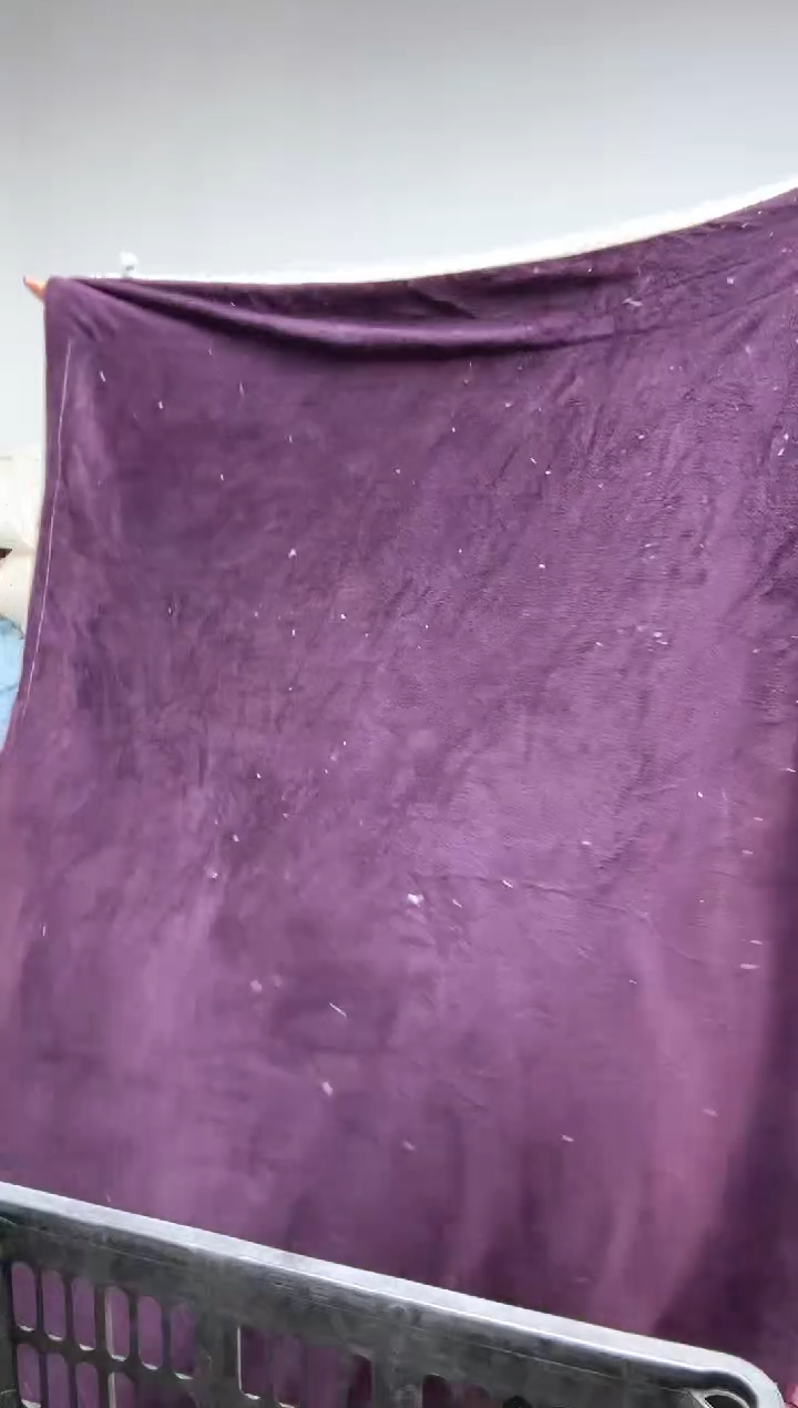 法兰绒1.5X2羊羔被瑕疵