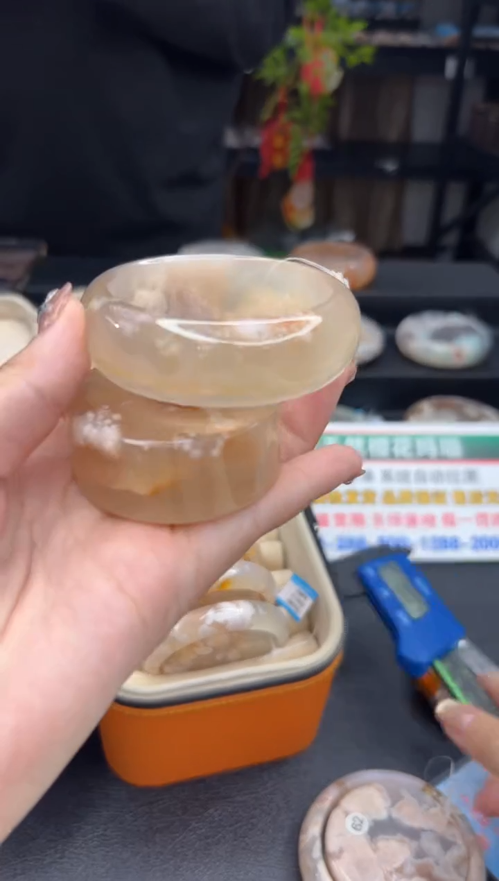 【闪购商品】石英质玉手镯未镶嵌539（55圈赠送镯心）