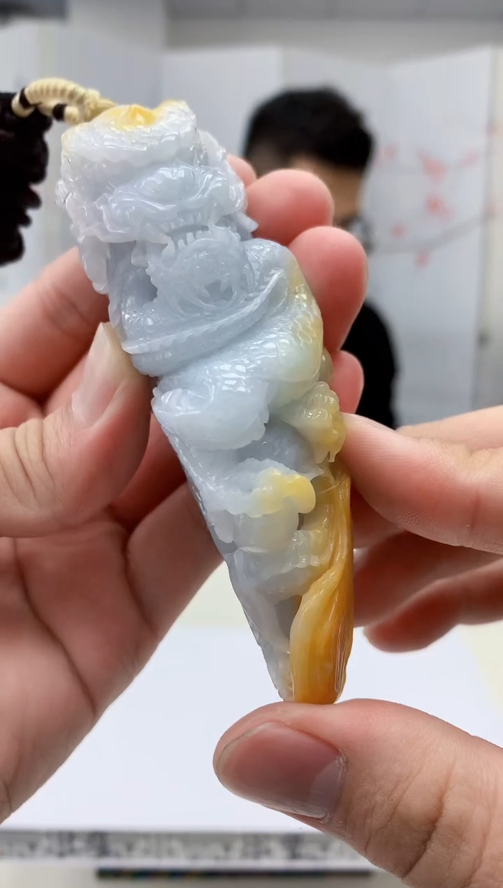 【闪购商品】定制翡翠未镶嵌5157bb-毛货挂件