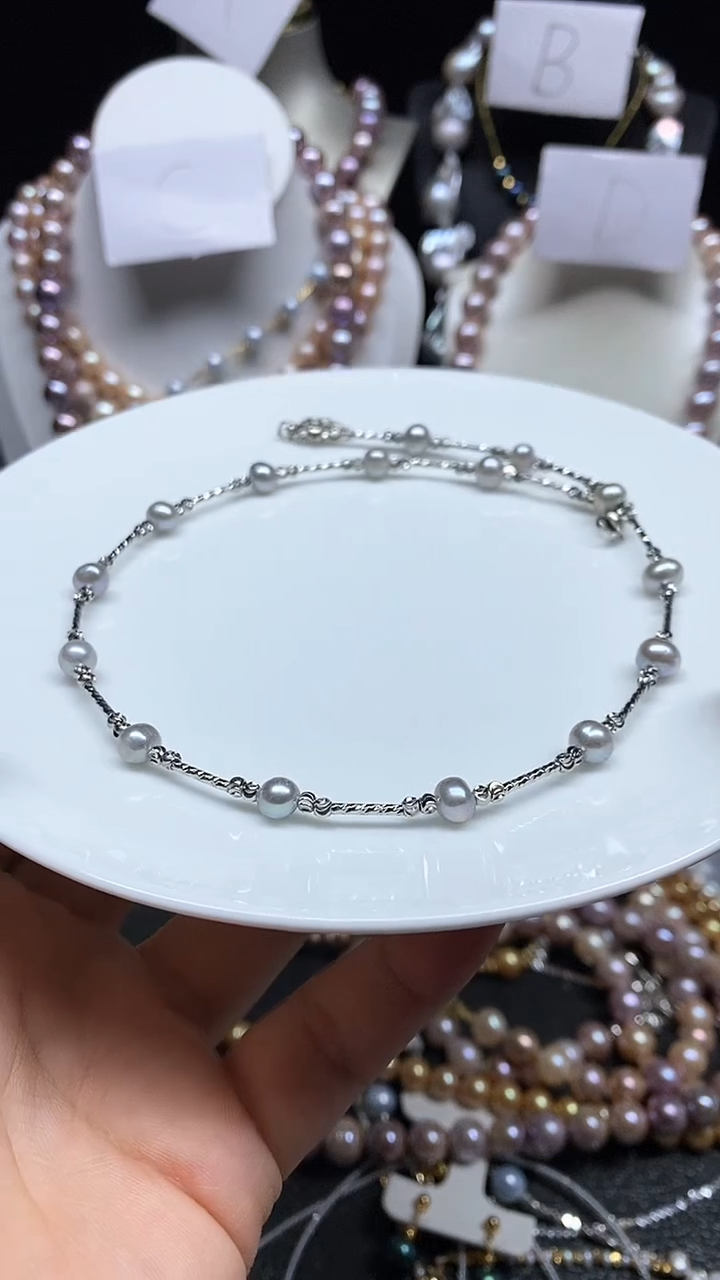 【闪购商品】淡水珍珠颈饰未镶嵌多人
