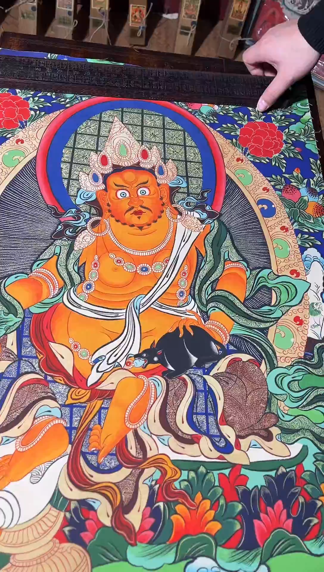 卷轴画东东唐卡tk16