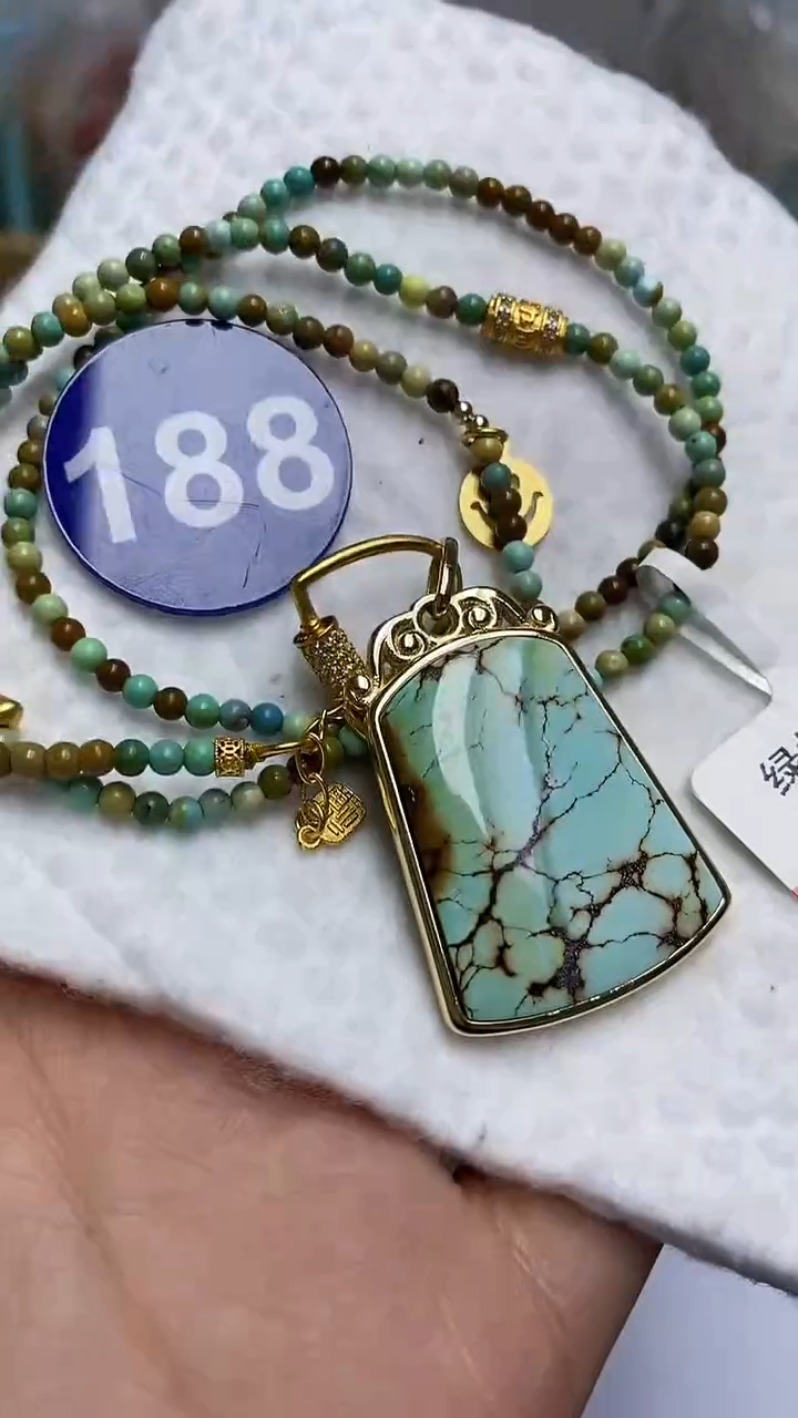 【闪购商品】绿松石项链未镶嵌188