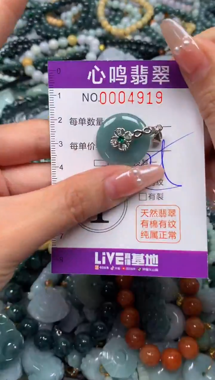 颈饰未镶嵌翡翠闪购004919