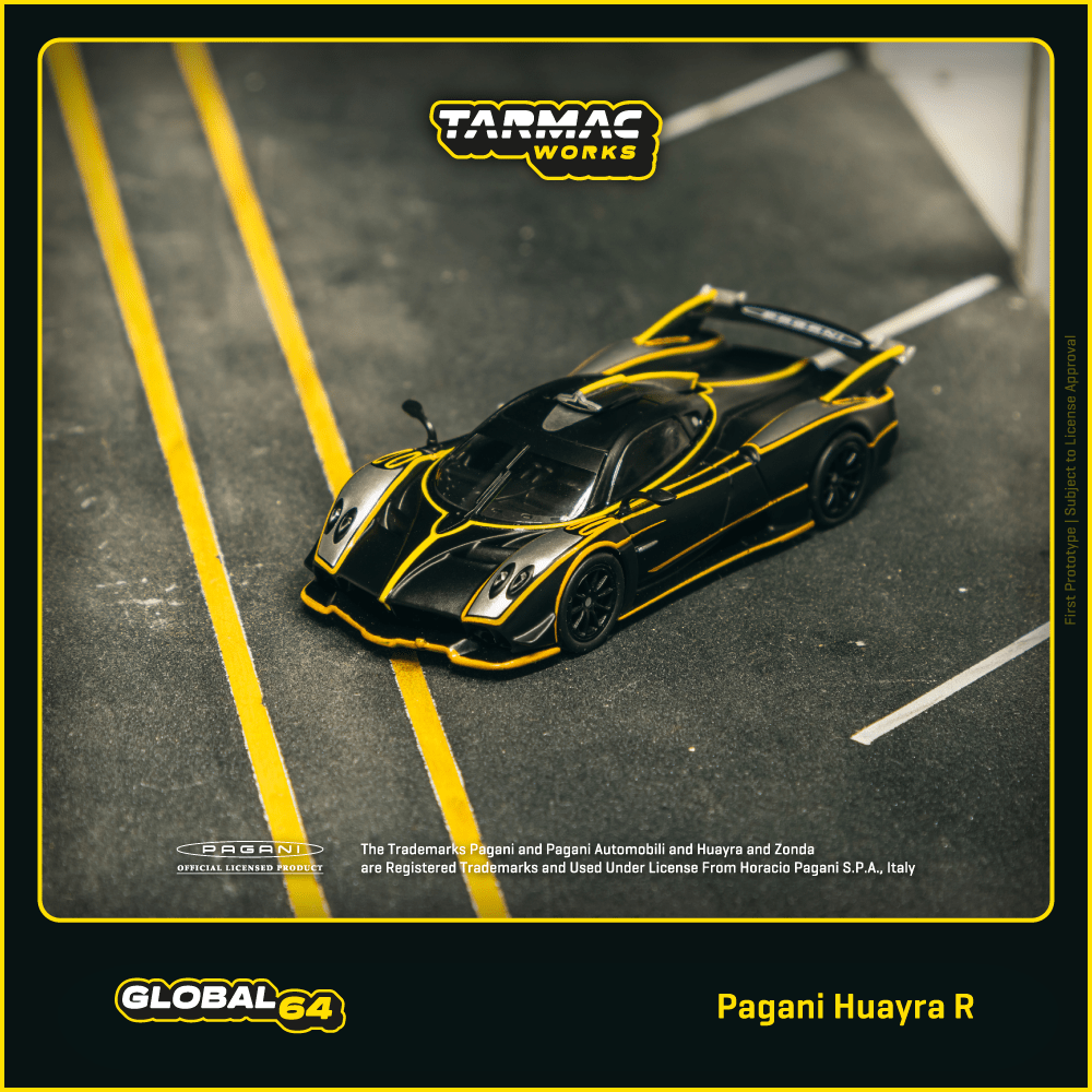 现货 TW 1:64 帕加尼 Pagani Huayra 花雅R 黑色合金收藏汽车模型