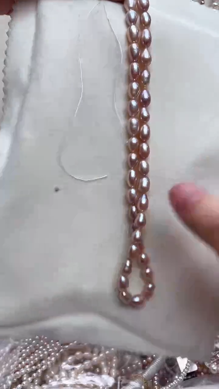 【闪购商品】淡水珍珠颈饰合金半成品珍珠项链