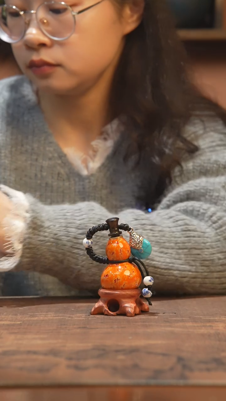 【闪购商品】57号-大漆开口小葫芦手捻