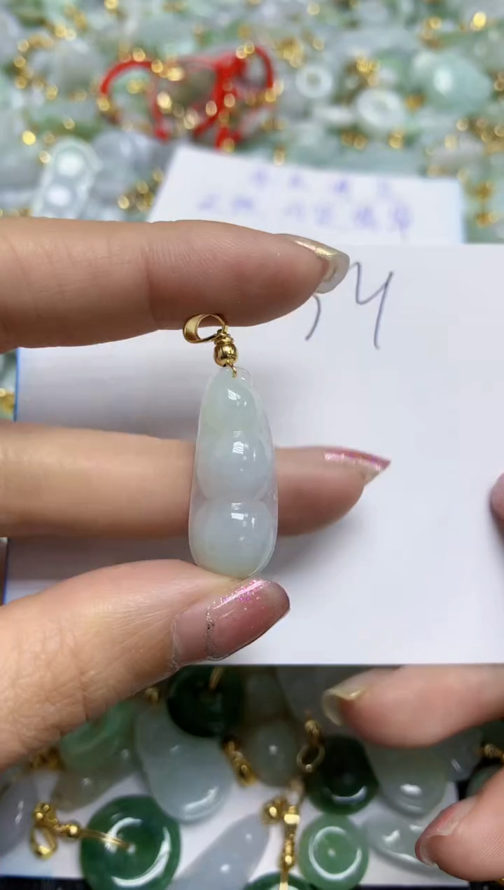 【闪购商品】翡翠颈饰合金天然A货翡翠