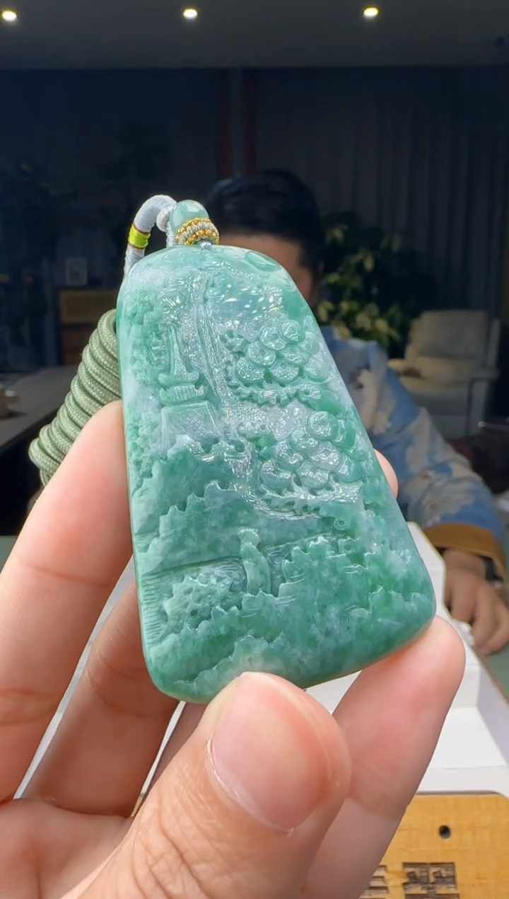 【闪购商品】翡翠颈饰未镶嵌XM@@960Q3J12655