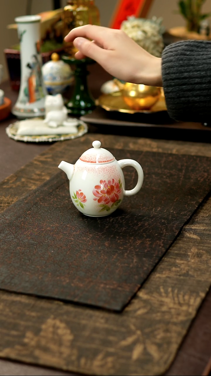 景德镇陶瓷杯碗柴烧多人