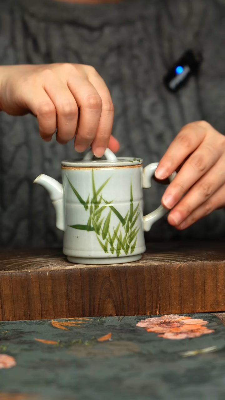 杯釉下彩手工手绘同款陶器