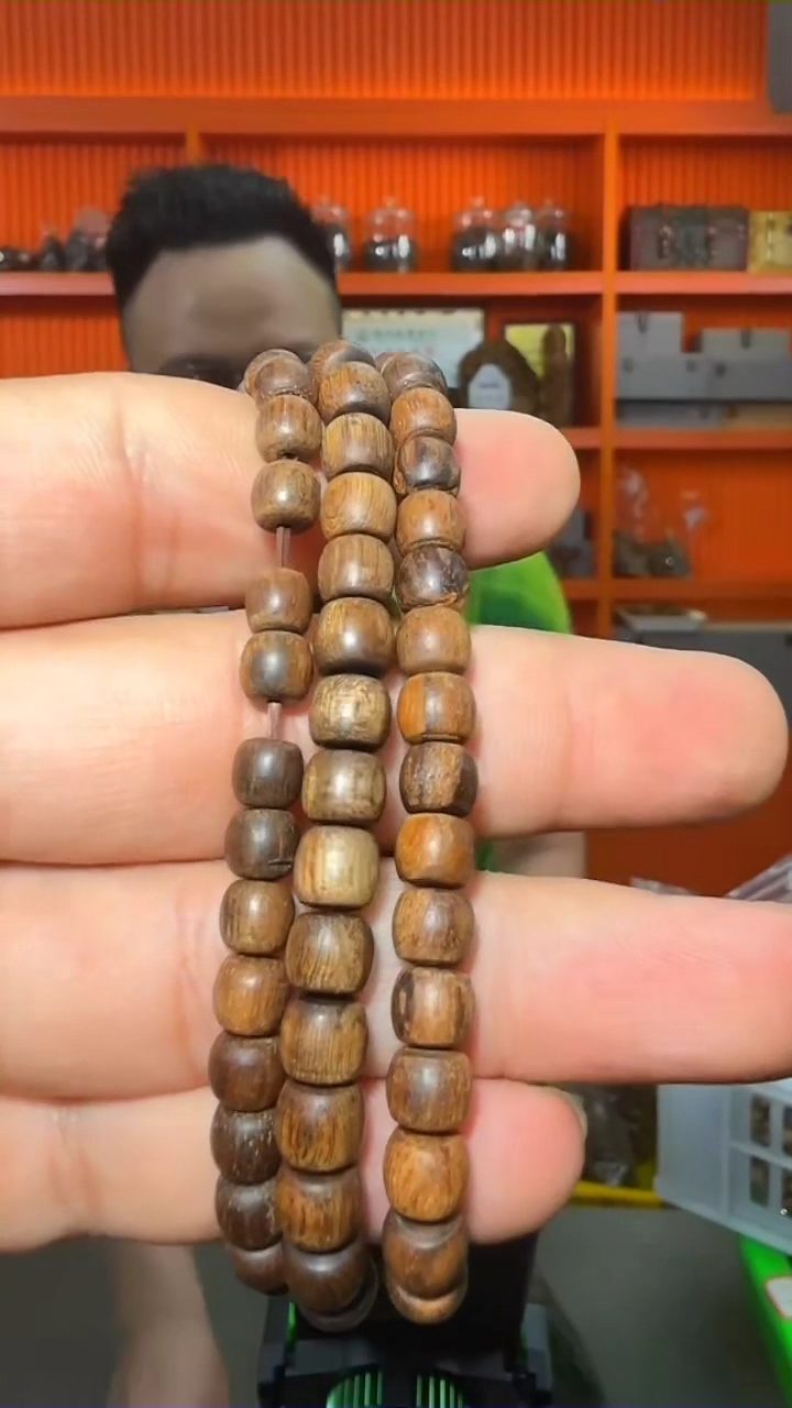 手串沉香84号沉水单圈桶珠多样性发一