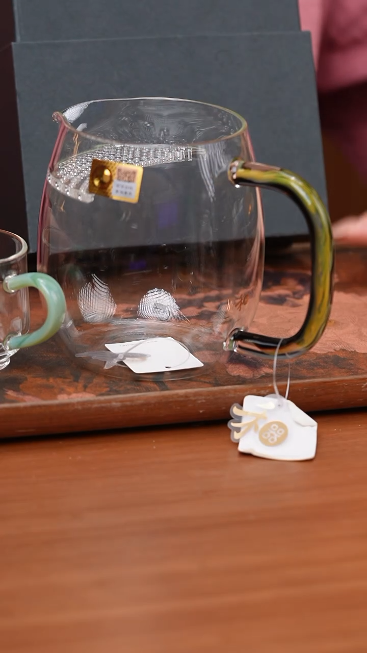 【闪购商品】澄然煮茶器青绿+水月杯青玉