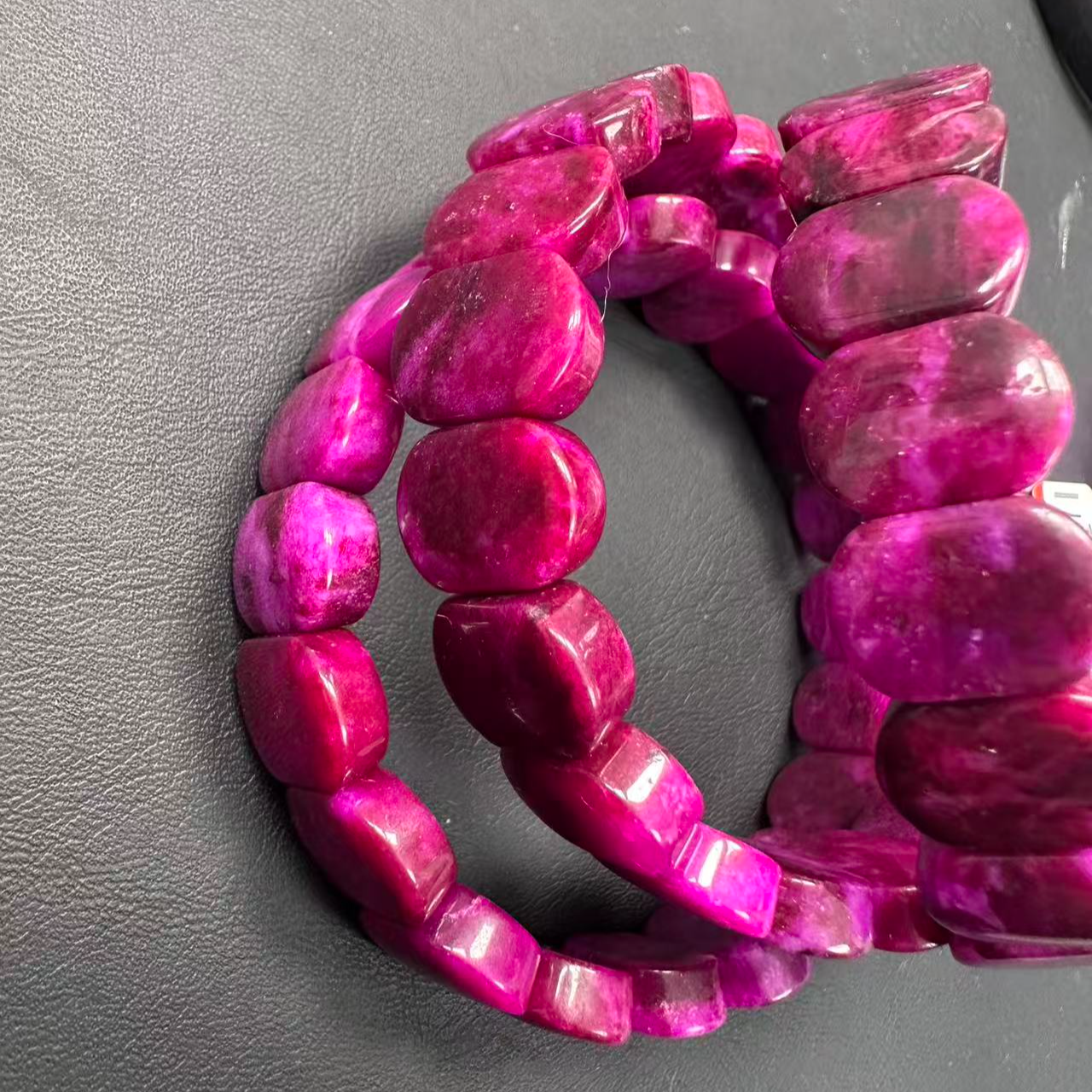 大皇舒甄选 南非老料火焰纹红丝绒手牌B0109（多样性发其一）