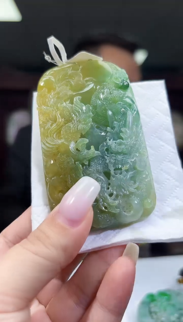 未镶嵌定制翡翠01/1117/C/龙凤