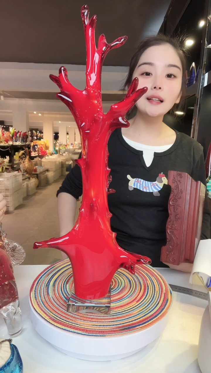 【闪购商品】茶盏琉璃摆件家居摆件