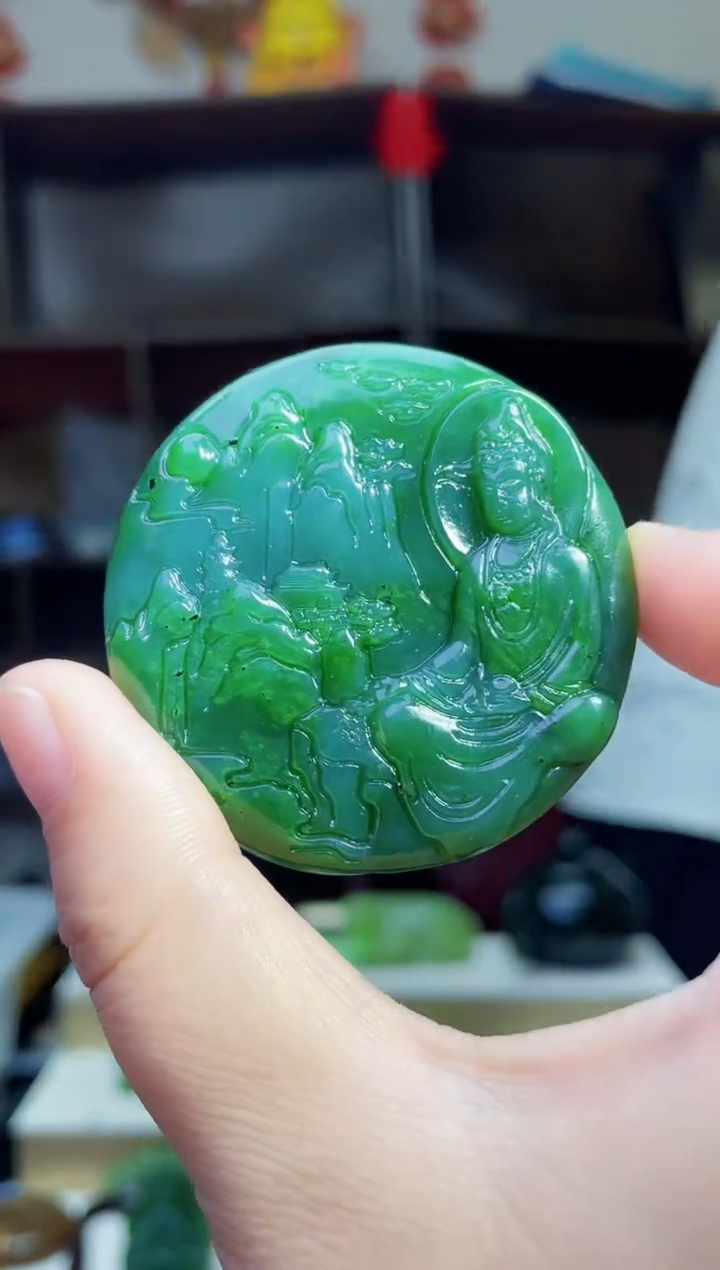 和田玉未镶嵌颈饰1