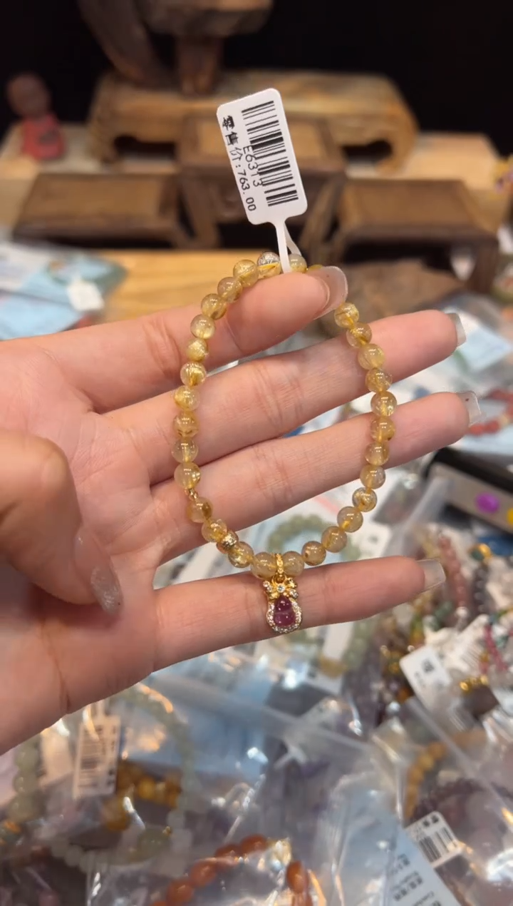 【闪购商品】水晶手链未镶嵌手饰@@E6313