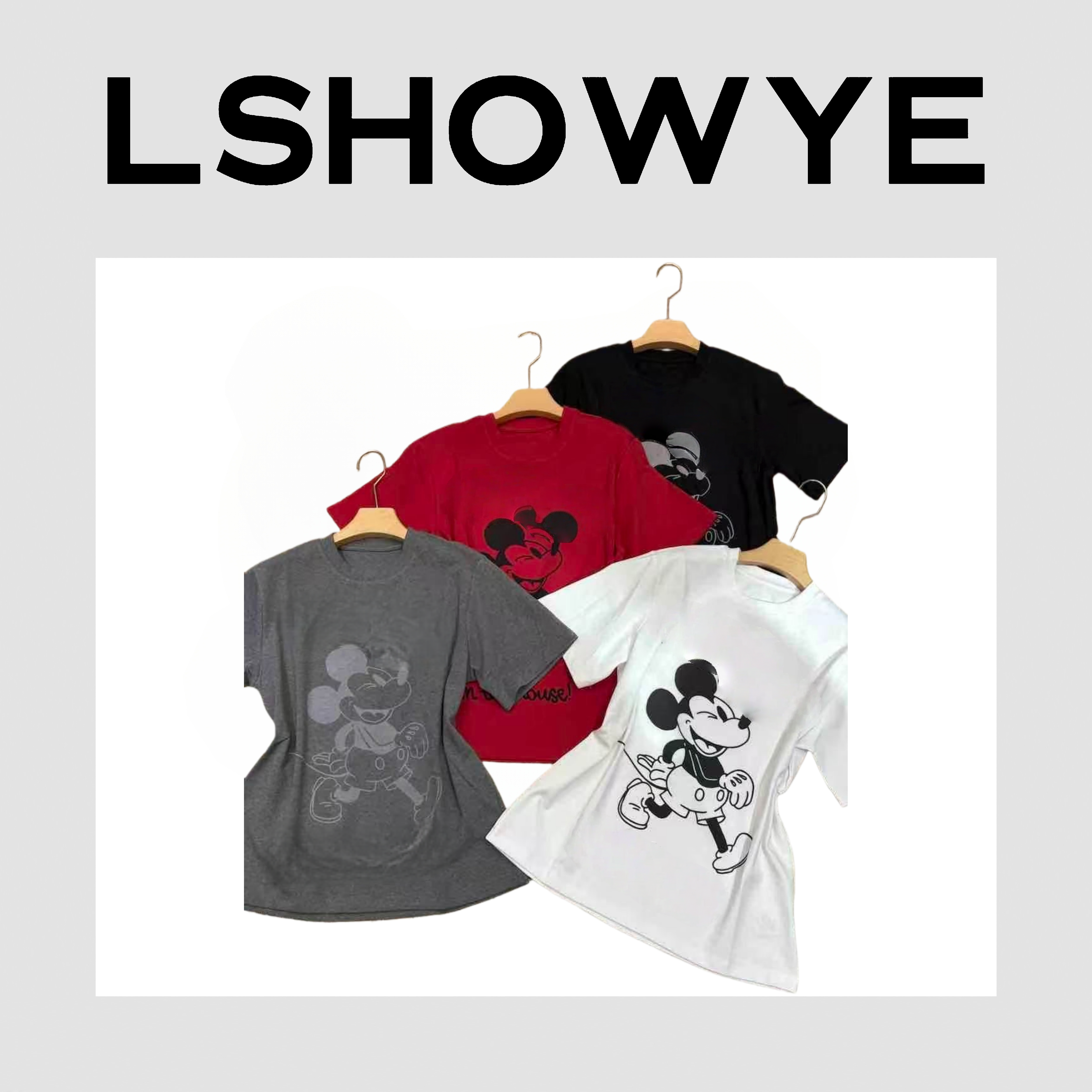 LSHOWYE｜米奇后小标T恤91482