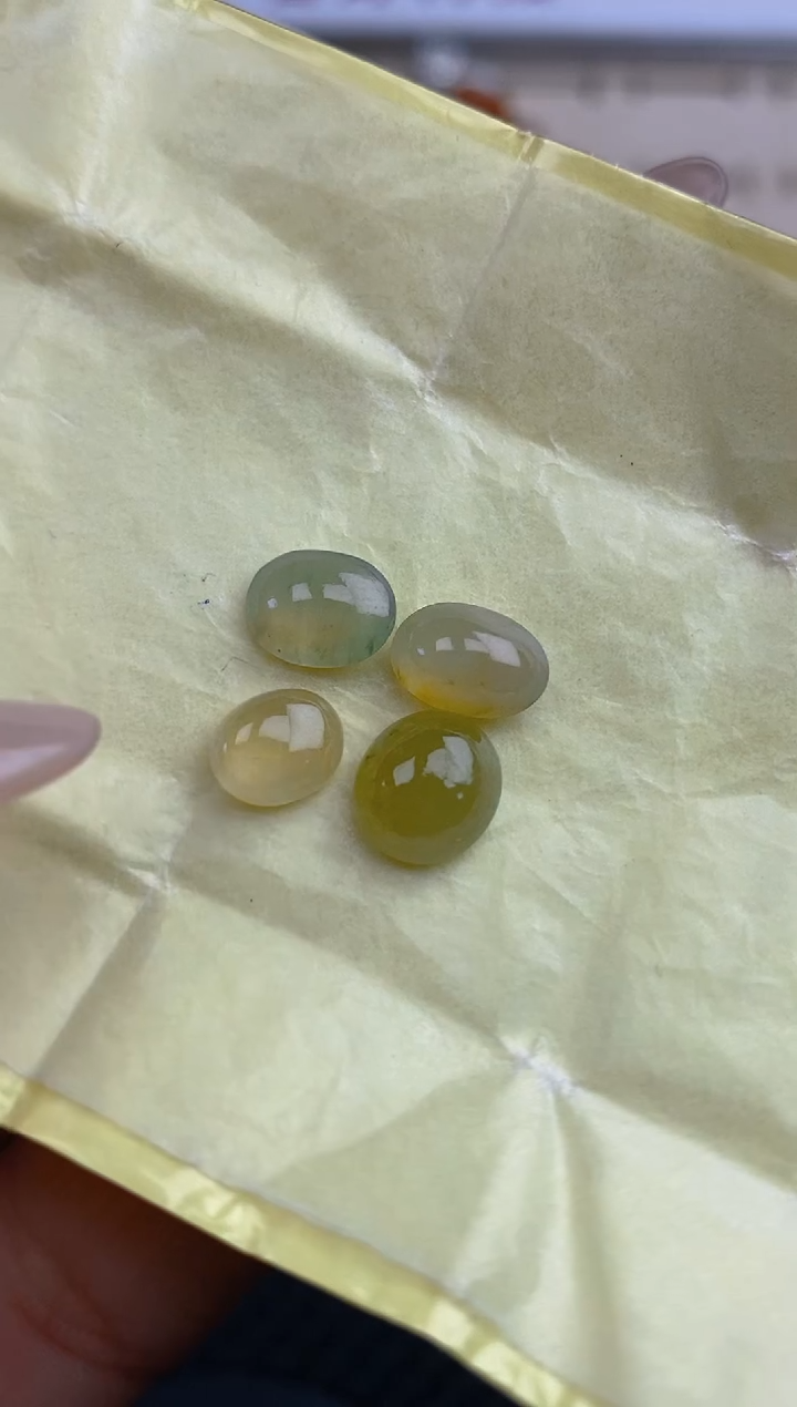 【闪购商品】翡翠耳饰未镶嵌天然A货翡翠6