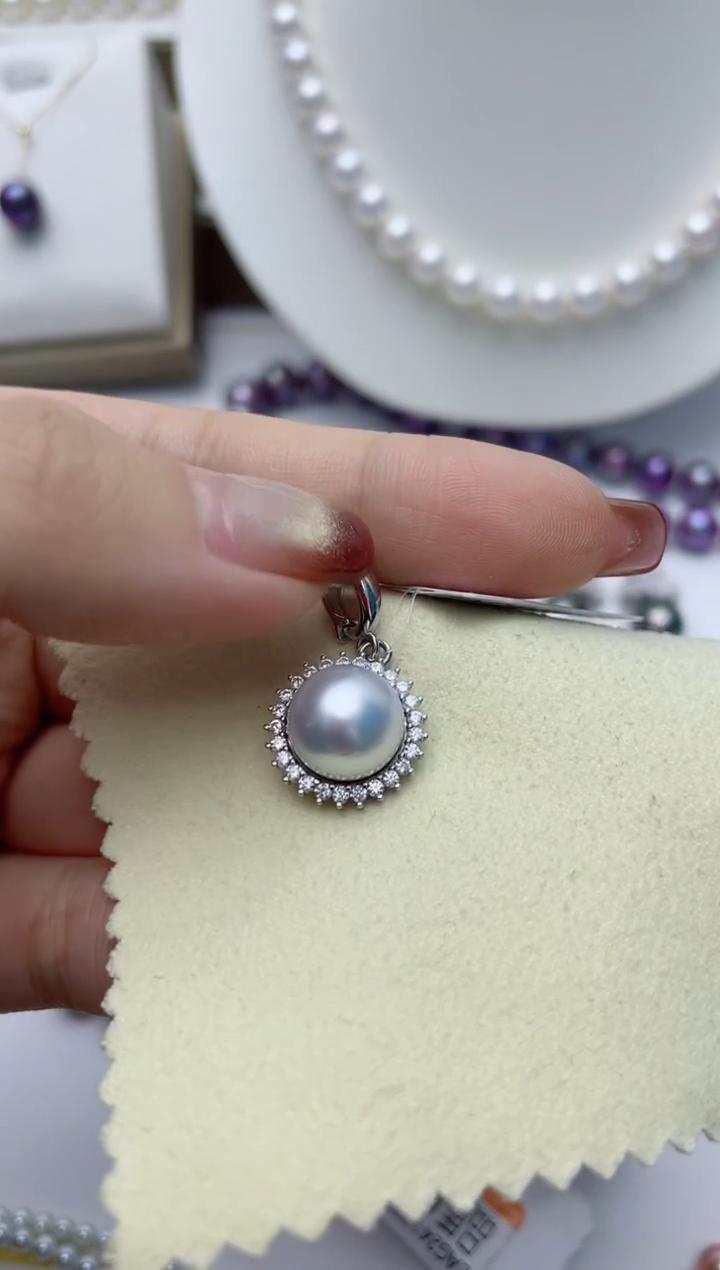 【闪购商品】海水珍珠颈饰银S925镶嵌W161