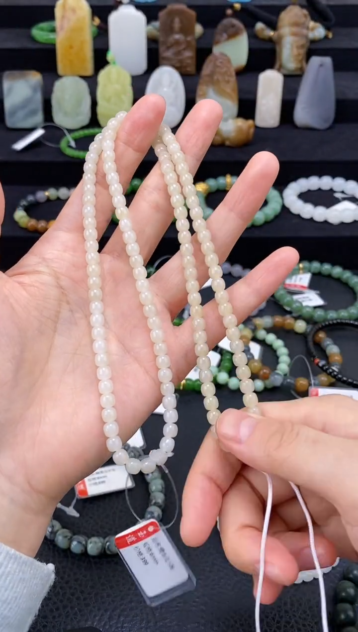 未镶嵌和田玉挂件5mm迪克兰极限弧108福利