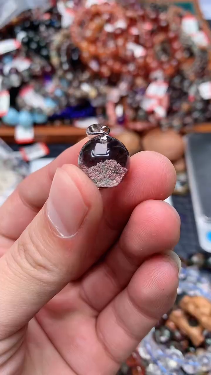 【闪购商品】水晶吊坠(赠链)合金305