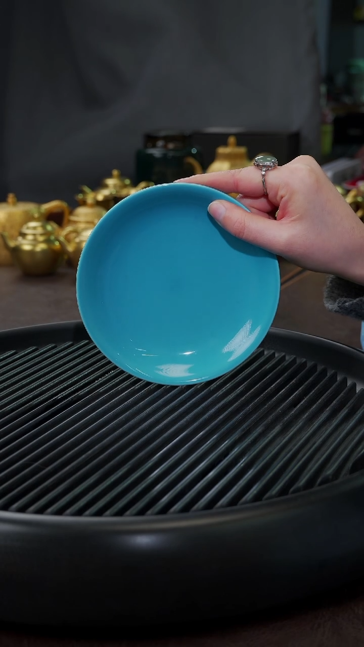 【闪购商品】杯【宜景窑松石蓝】干泡