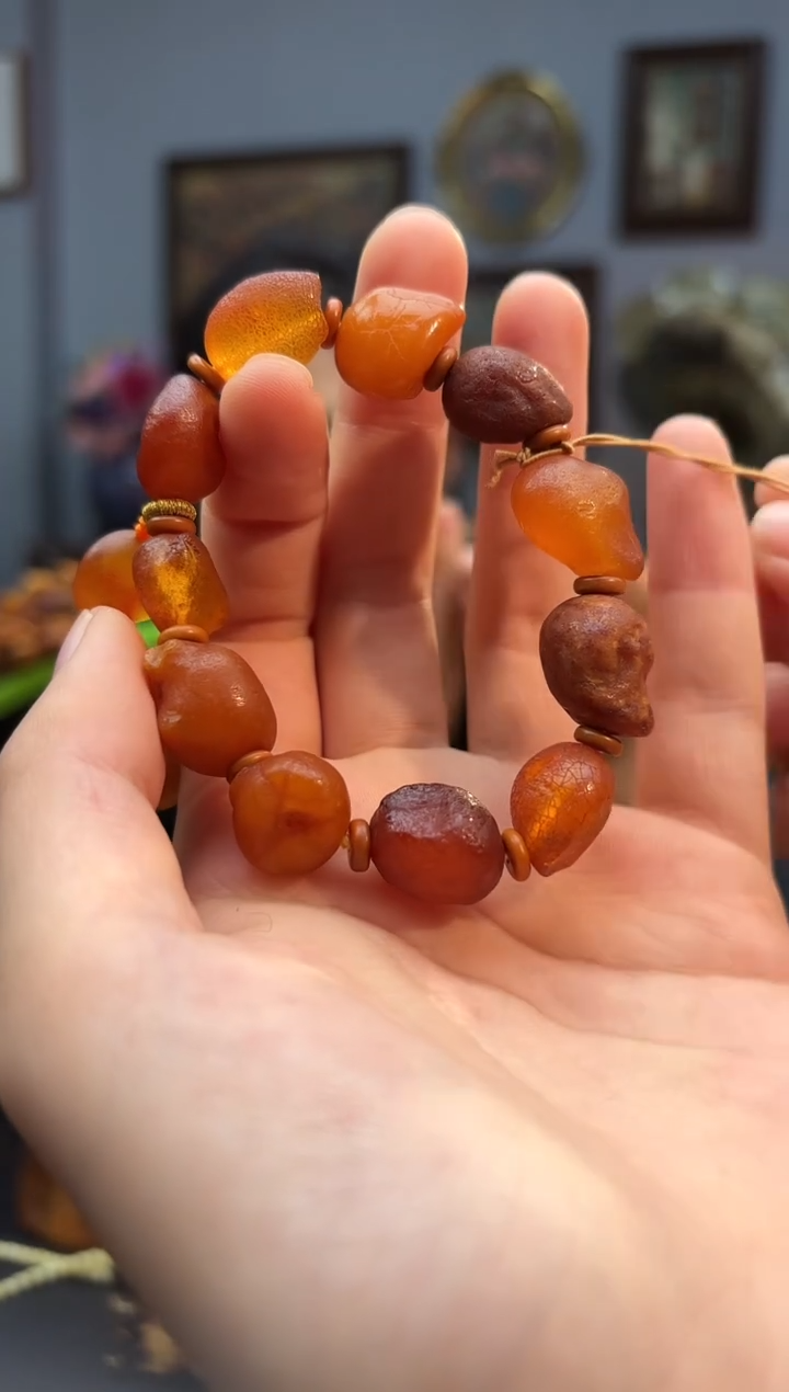 手串琥珀未镶嵌手串