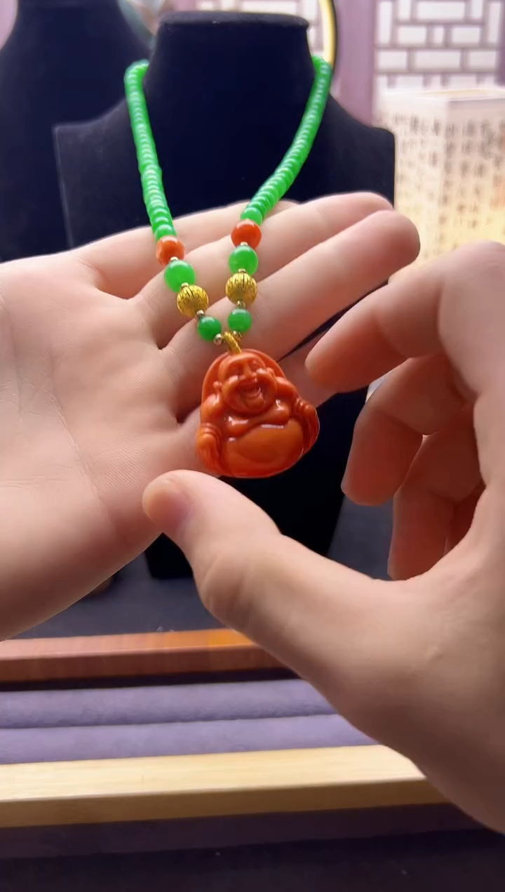 【闪购商品】翡翠颈饰14K金镶嵌X34        