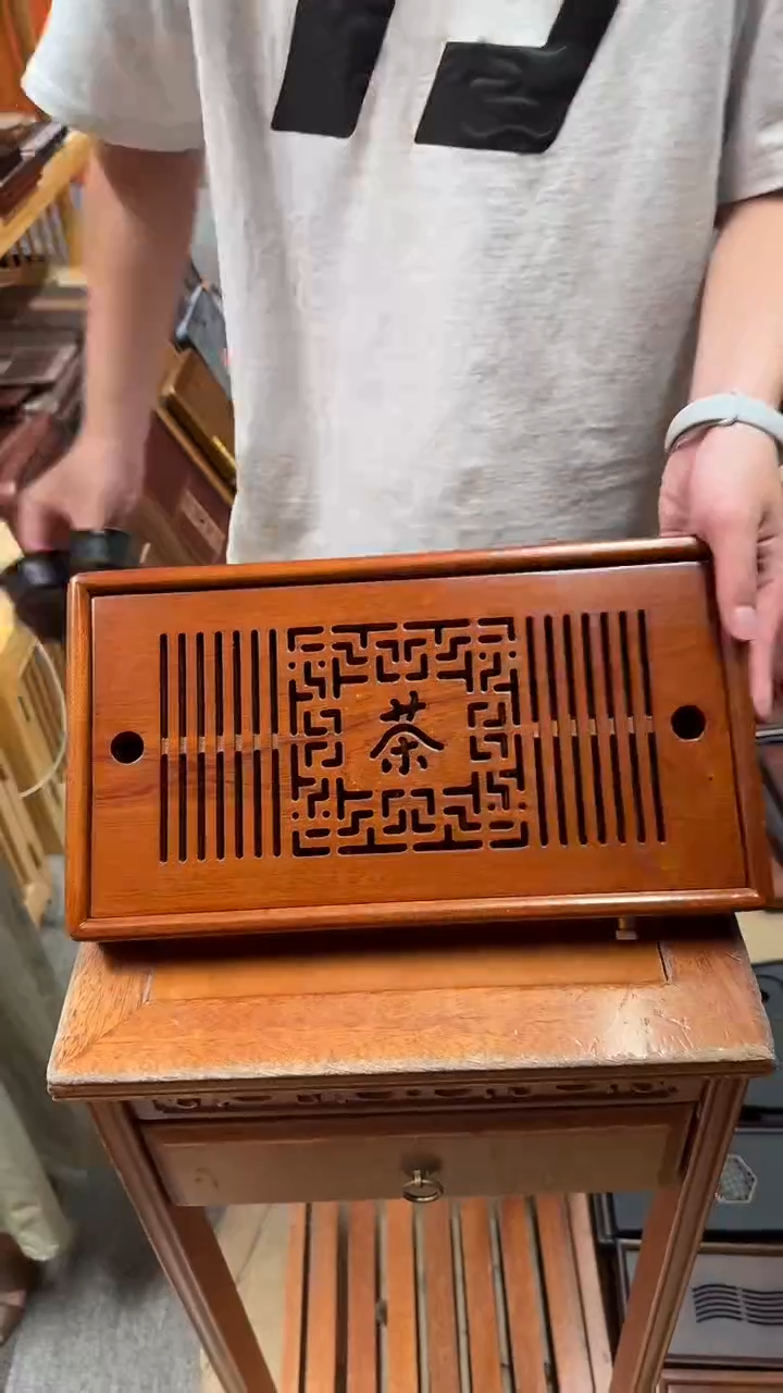 茶盘茶盘茶盘36*20花梨木茶盘