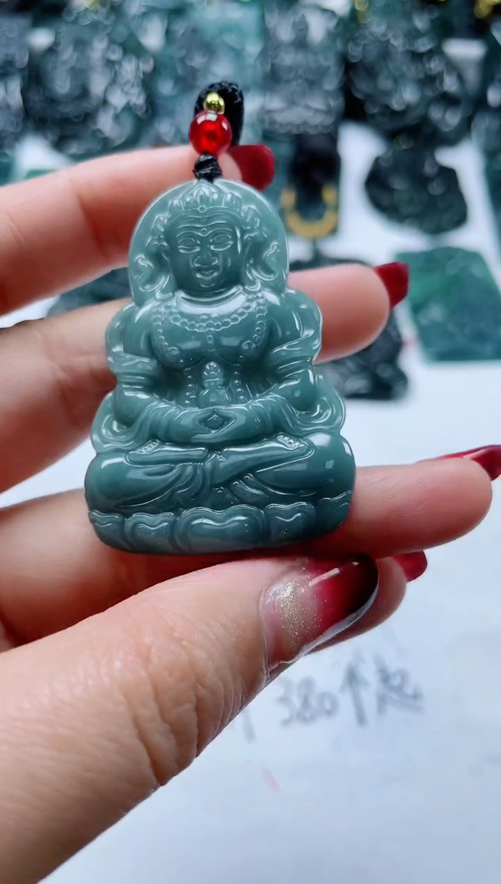 【闪购商品】翡翠颈饰未镶嵌多样性发货一件发货-小观音
