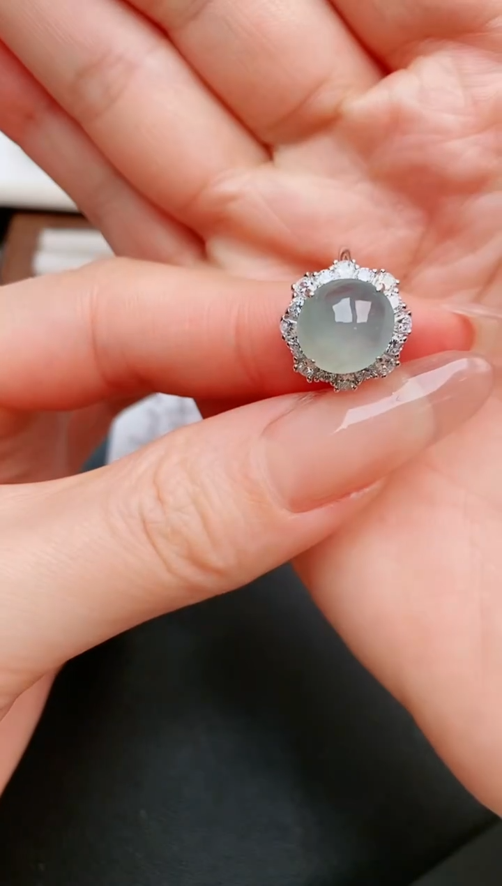 【闪购商品】翡翠戒指银S925镶嵌.....