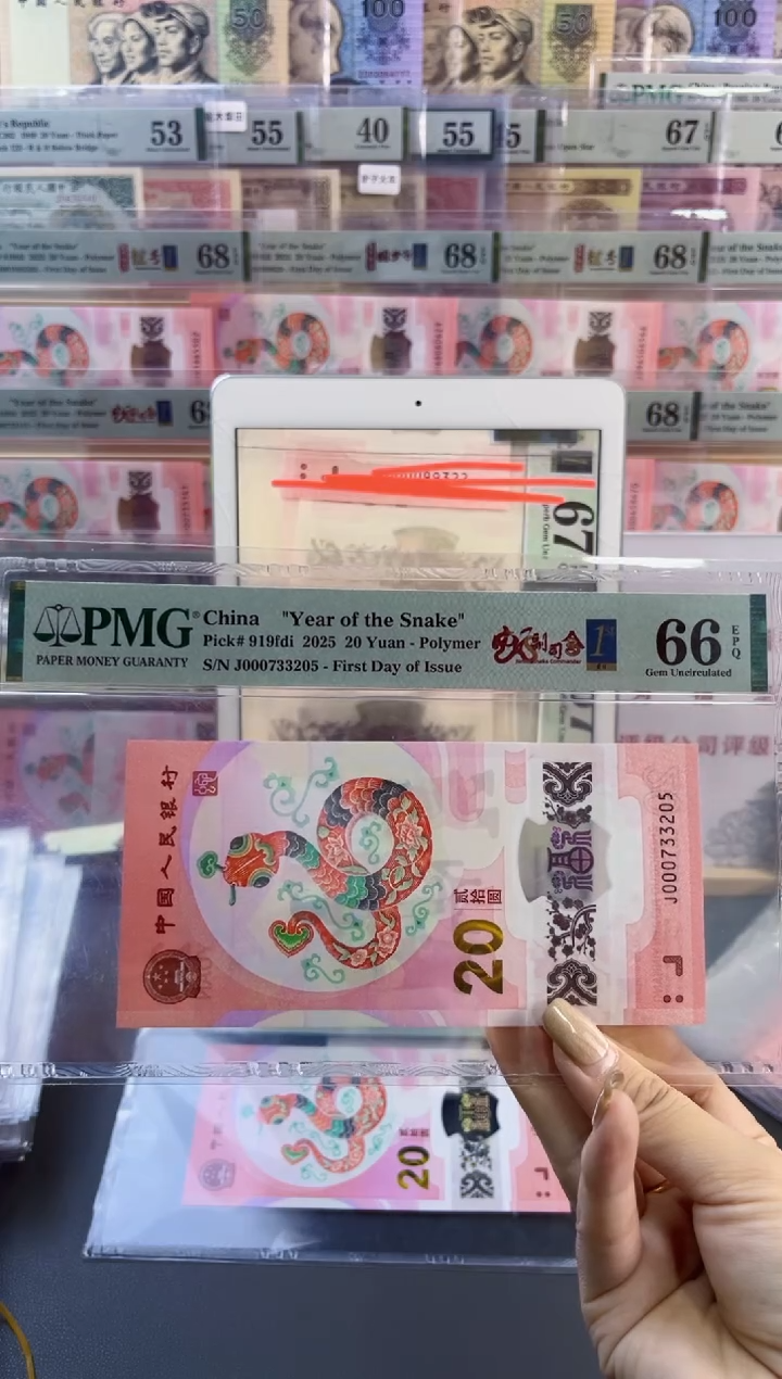 【闪购商品】塑料蛇副司令首日标 PMG66分尾205