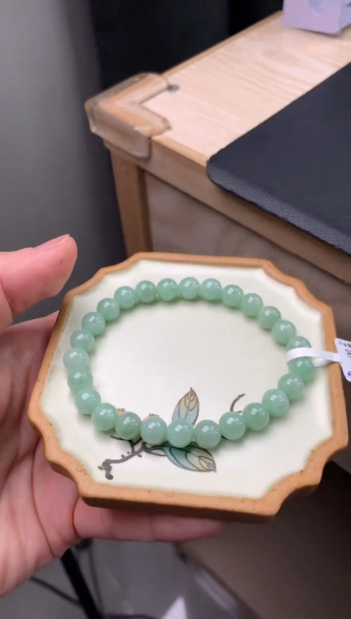 【闪购商品】翡翠手链未镶嵌天然翡翠手串1703