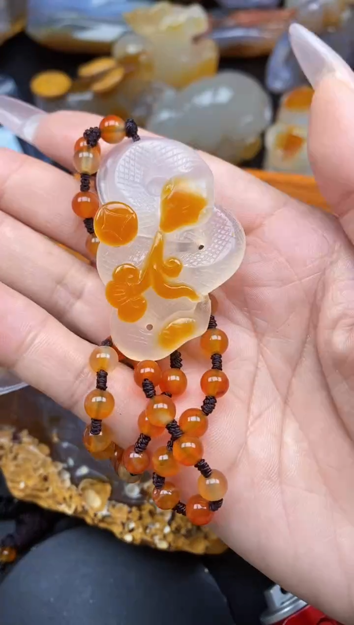 【闪购商品】玛瑙/玉髓颈饰未镶嵌ll