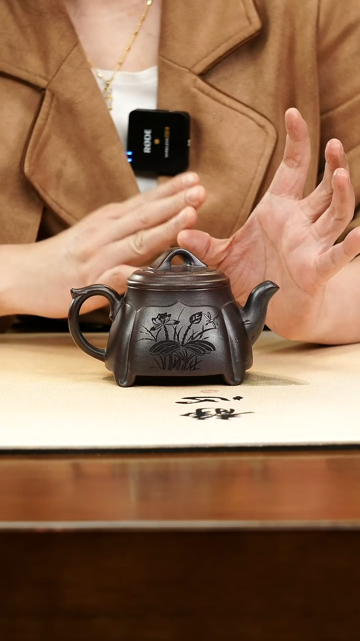 茶壶紫砂宜兴原矿紫砂壶孤品