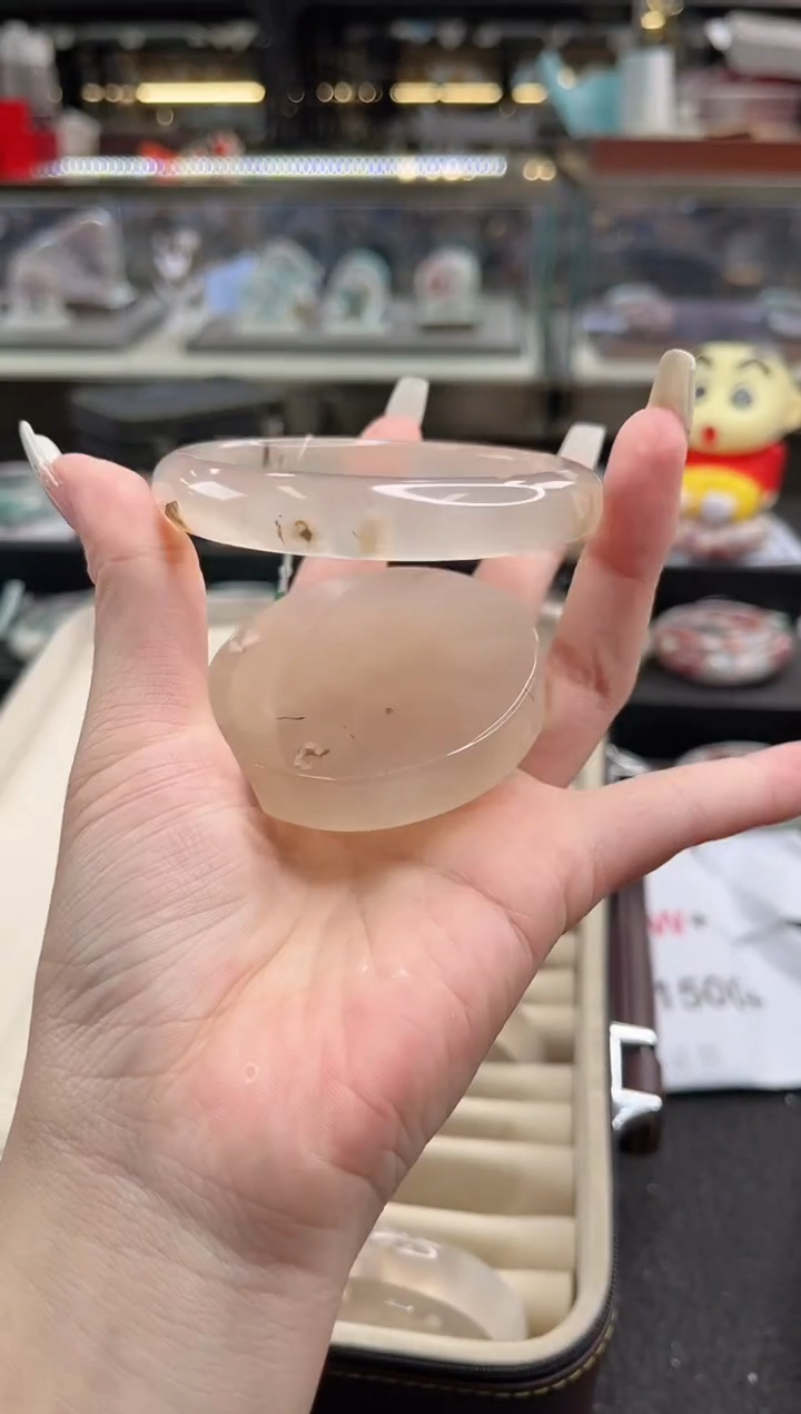 未镶嵌手镯石英质玉61圈口 （赠品镯心）3985260