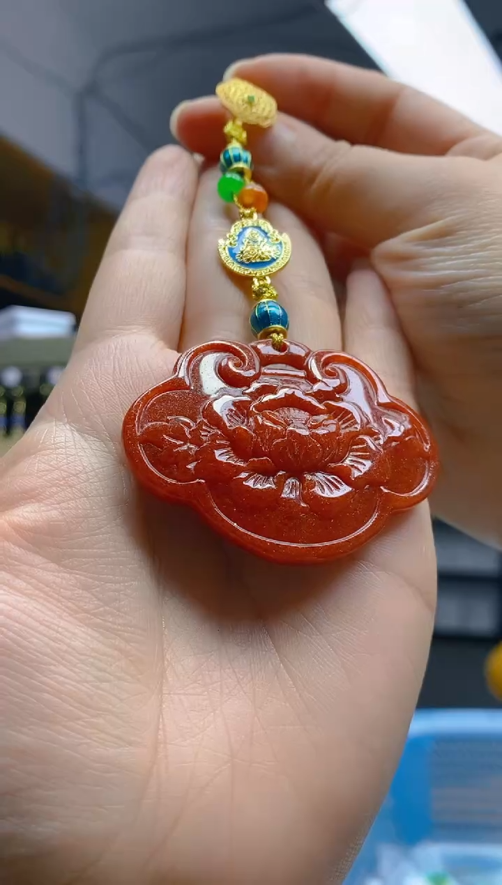 翡翠合金耳饰0392翡翠压襟