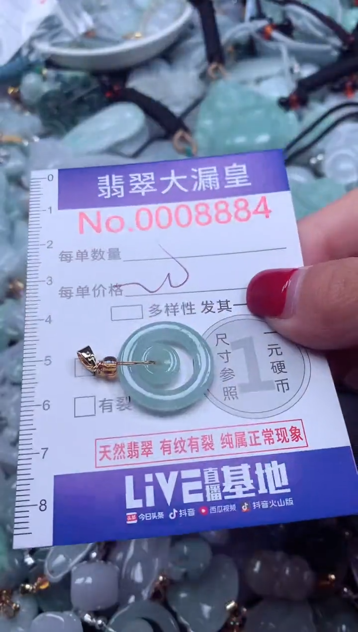 颈饰未镶嵌翡翠8884