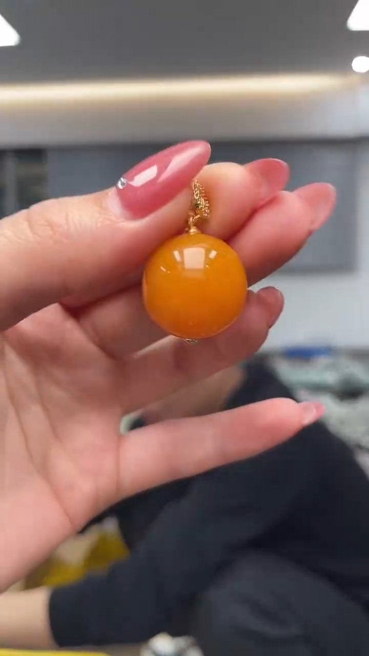 裸石蜜蜡银S925镶嵌（多样性发一件）