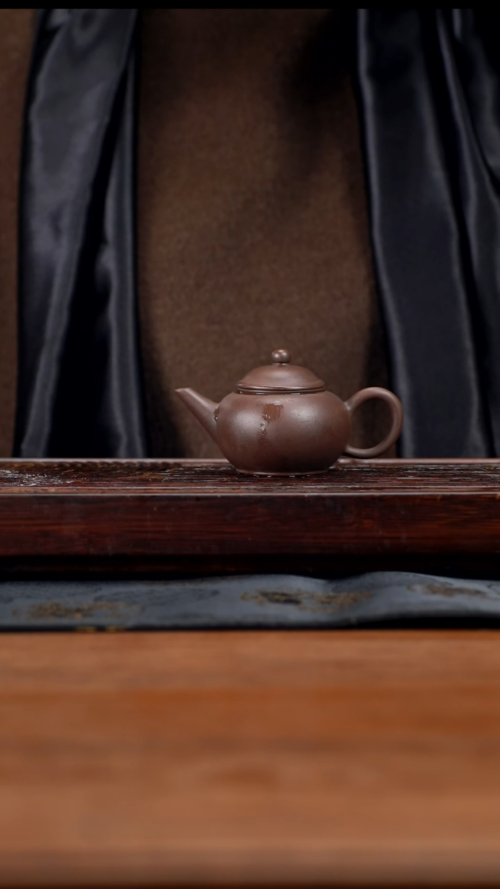 【闪购商品】紫砂茶壶110cc黄龙山原矿紫泥水平13