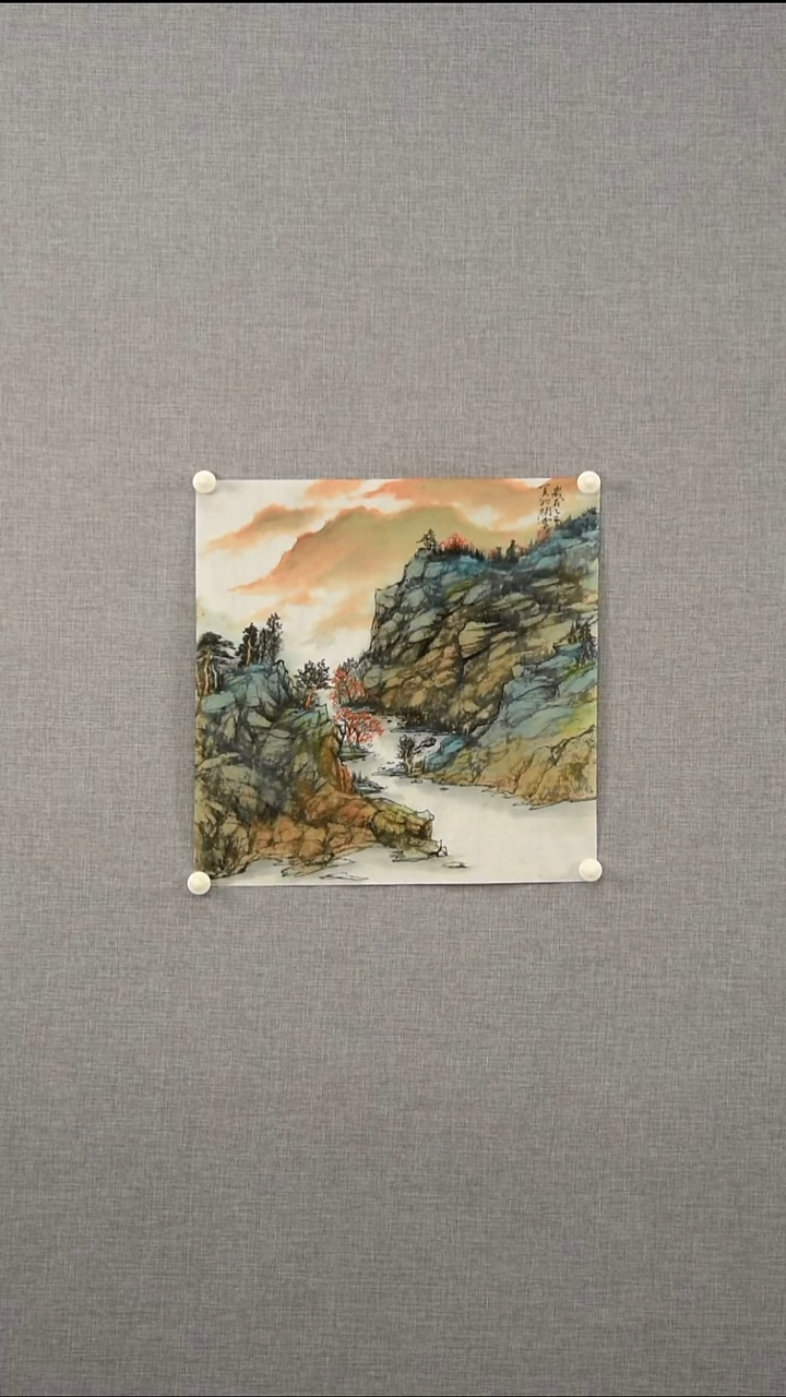 国画孟老师-山水-一平尺-25